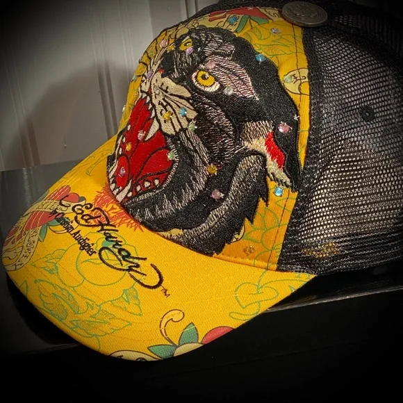 ✨RARE VINTAGE✨ Ed Hardy by Christian Audigier Hat - Picture 3 of 13